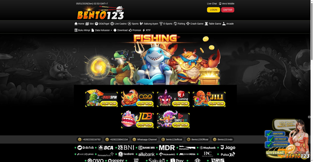 Security scan screenshot of https://bento123ndxhealth.xyz/desktop/game/fishing/jili