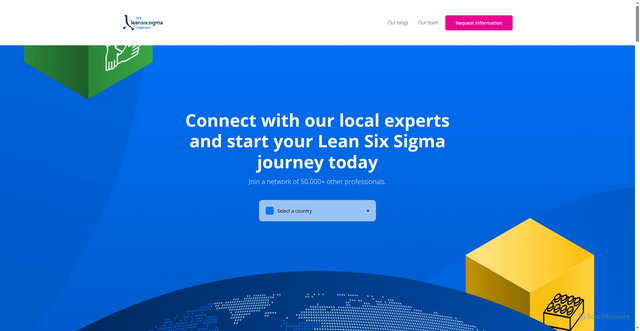 Security scan screenshot of https://theleansixsigmacompany.com