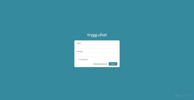 Security scan screenshot of https://app.trygg.chat/
