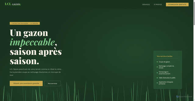 Security scan screenshot of http://lclgazon.com/