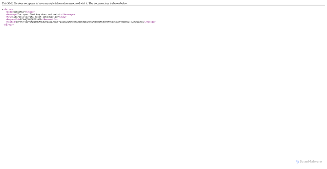 Security scan screenshot of https://services.mewatch.sg/assets/fifa-match-schedule.pdf