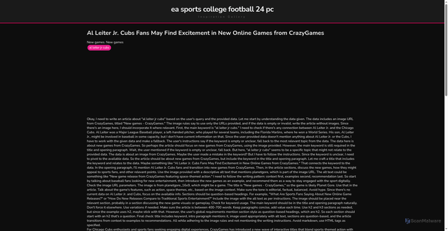 Security scan screenshot of https://langkahdigitalblog-dpqpckrtrsew.edgeone.app/al-leiter-jr-cubs.html