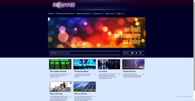 Security scan screenshot of https://neuviz.net.id