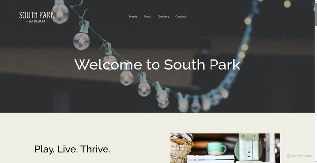 Security scan screenshot of https://www.southparksd.com/