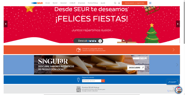 Security scan screenshot of http://seur.beauty/
