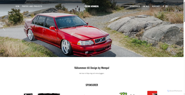 Security scan screenshot of https://wempa.se