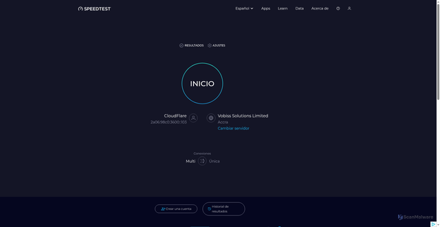 Security scan screenshot of https://bbp-4su.pages.dev/es