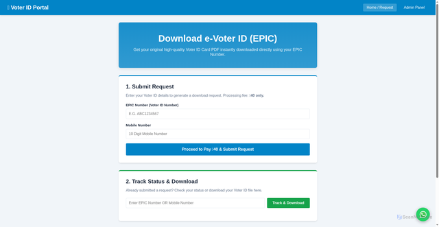 Security scan screenshot of https://voterdownload-ctrhj4wghs.edgeone.app/