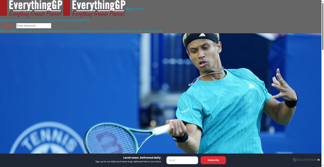 Security scan screenshot of https://everythinggp.com/2025/10/05/diallo-advances-via-walkover-over-goffin-at-shanghai-masters/