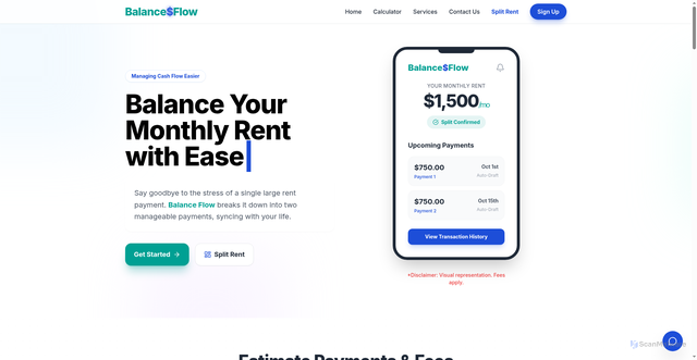 Security scan screenshot of https://balanceflow-zvkfq3fwih.edgeone.app/