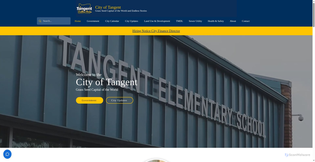 Security scan screenshot of https://www.tangentor.gov/