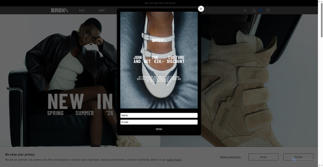 Security scan screenshot of https://bronxshoes.com/