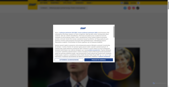 Security scan screenshot of https://www.rmf.fm