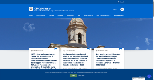 Security scan screenshot of https://www.omceoss.org