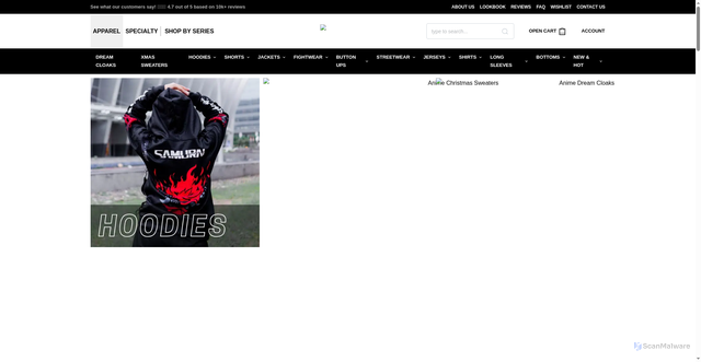 Security scan screenshot of https://animeape.com