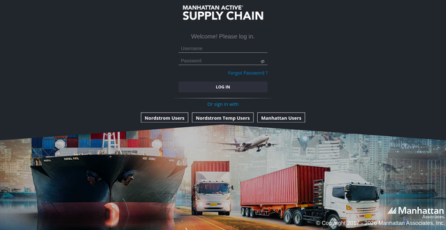 Security scan screenshot of https://nrdrp.sce.manh.com