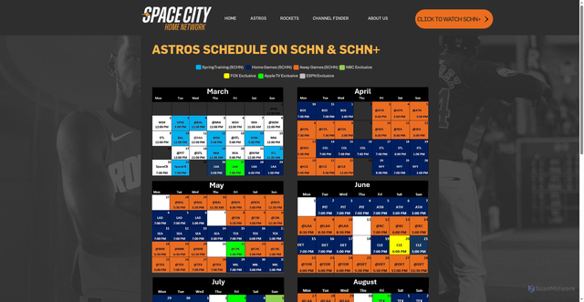 Security scan screenshot of https://www.spacecityhn.com/astros