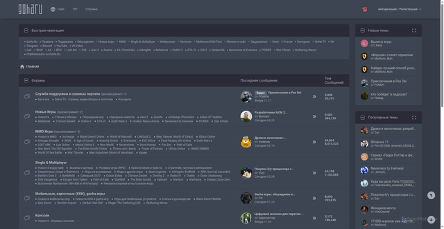 Security scan screenshot of https://forums.goha.ru