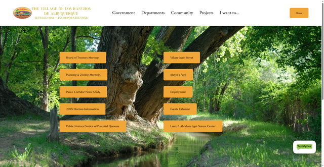 Security scan screenshot of https://www.losranchosnm.gov/