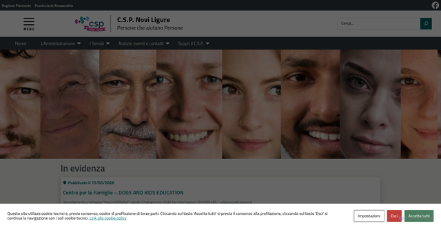 Security scan screenshot of https://www.cspnovi.it