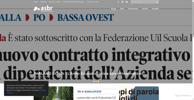 Security scan screenshot of https://asbr.it/
