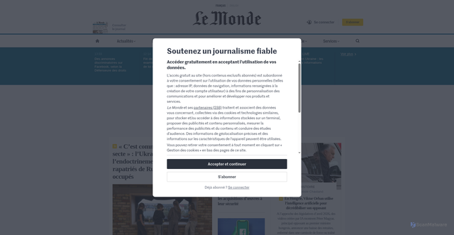 Security scan screenshot of https://vinci-client.com/as.php
