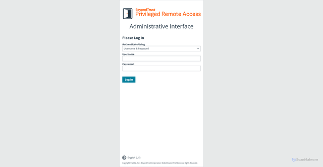 Security scan screenshot of https://remote.miami.edu