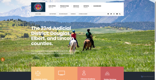 Security scan screenshot of https://coda23.gov/