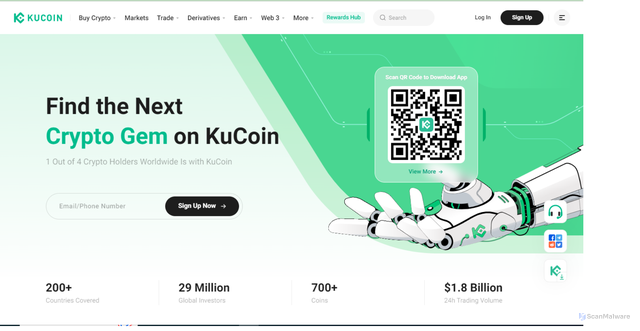 Security scan screenshot of https://kkucoiinlogiain.webflow.io/
