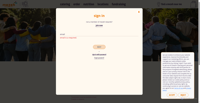Security scan screenshot of https://mezeh.com/fundraising/apply/digital