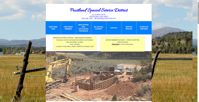 Security scan screenshot of http://www.fssdutah.gov/