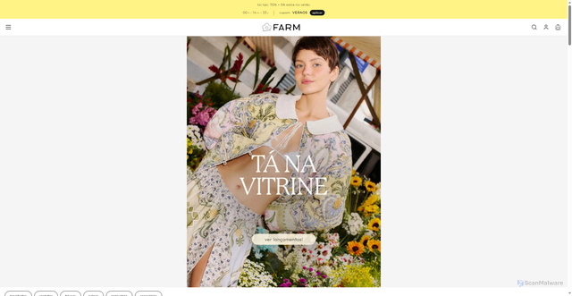 Security scan screenshot of https://farm-rio-promo.vercel.app/
