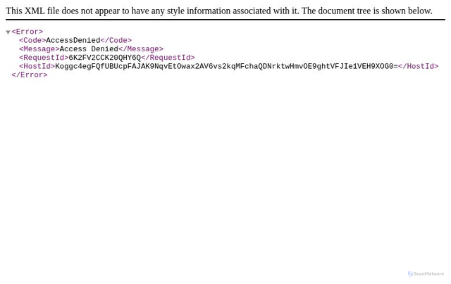 Security scan screenshot of https://cloudways-static-content.s3.us-east-1.amazonaws.com/