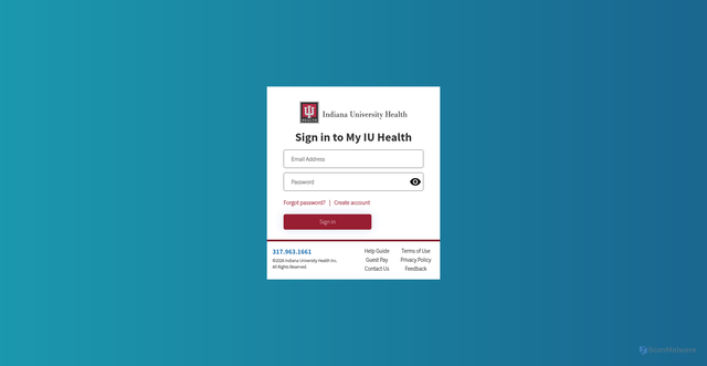 Security scan screenshot of https://patientportal.consumer.myiuhealth.org