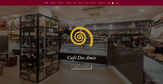 Security scan screenshot of https://cafedesamis.it
