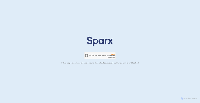 Security scan screenshot of https://sparxmaths.uk