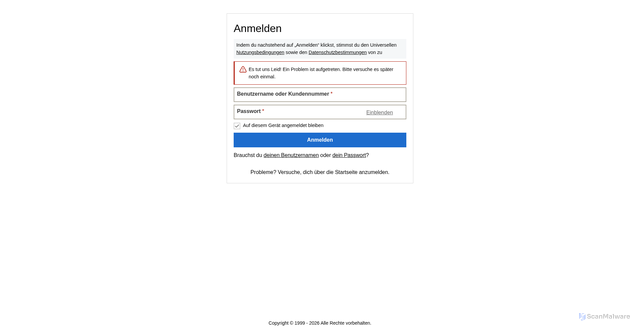 Security scan screenshot of https://sso.secureserver.net