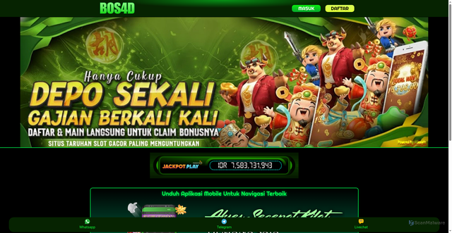 Security scan screenshot of http://bos4djp.online/