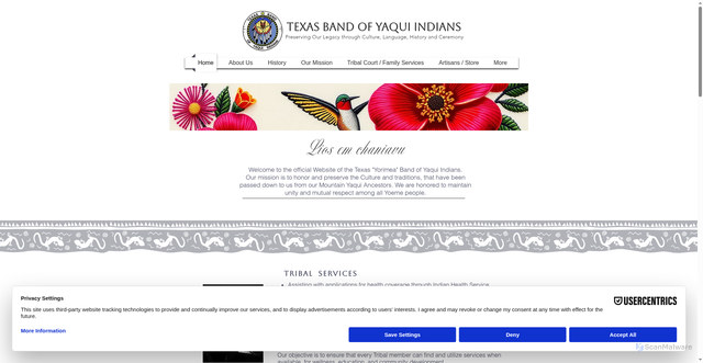 Security scan screenshot of https://www.tbyi.gov/