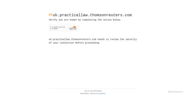Security scan screenshot of https://uk.practicallaw.thomsonreuters.com