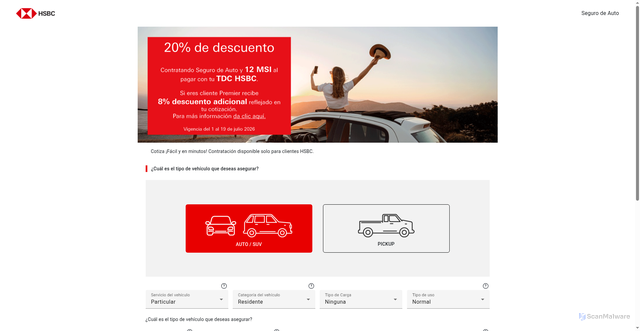 Security scan screenshot of https://axa-cotizador-autos.web.app/