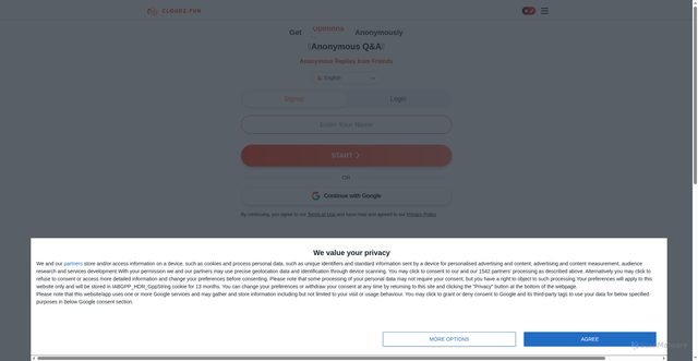 Security scan screenshot of https://cloudz.fun/