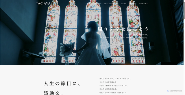 Security scan screenshot of https://tagaya-group.com/ef1a9491endVCAhtaFoAWQ8