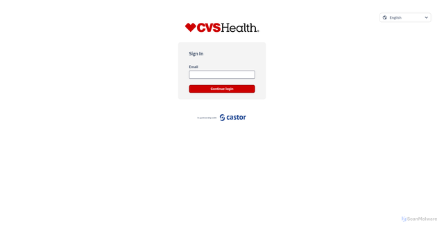 Security scan screenshot of https://cvsclinicalstudies.castorconsent.com