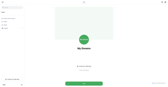 Security scan screenshot of http://my-dreaming.com/