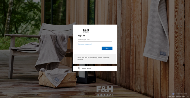 Security scan screenshot of https://sso-learning.fh-as.dk/