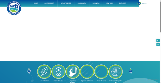 Security scan screenshot of https://www.owensboro.org/