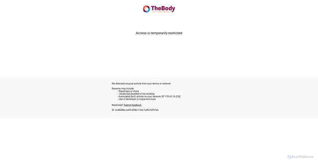 Security scan screenshot of https://www.thebody.com/author/robert-suttle
