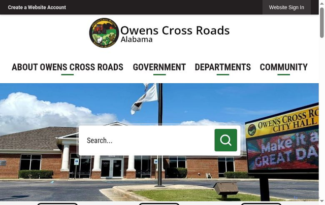 Security scan screenshot of https://www.owenscrossroadsal.org/