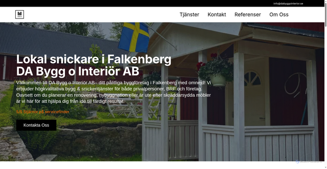 Security scan screenshot of https://dabyggointerior.se